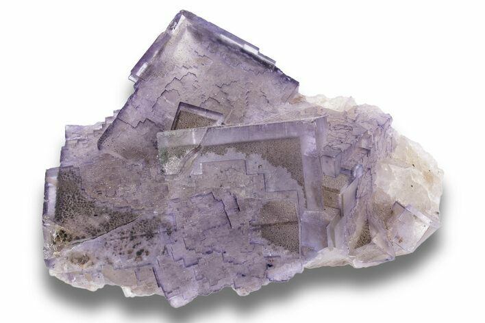 Purple Cubic Fluorite With Fluorescent Phantoms - Cave-In-Rock #246725